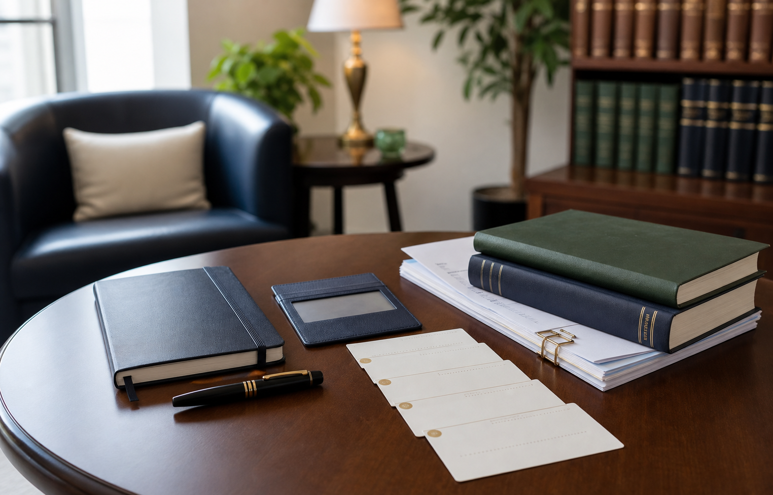 Organized materials for a legal consultation